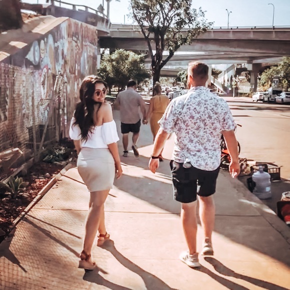 Abercrombie nude linen skirt - Picture 4 of 4